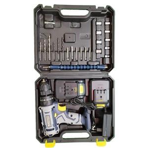 مجموعه 24 عددی دریل پیچ گوشتی شارژی 10 میلی‌متری 18 ولت ابی مکس مدل EM-18V