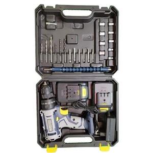 مجموعه 24 عددی دریل پیچ گوشتی شارژی 10 میلی‌متری 18 ولت ابی مکس مدل EM-18V