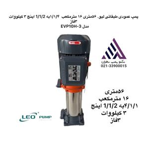 پمپ عمودی طبقاتی لئو LEO مدل EVP10H-3 | هد 56 متر  | 3 کیلووات | سه فاز | ورودی 1¼ اینچ خروجی 1½ اینچ