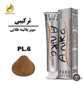 رنگ موی آنیکا شماره PL.6 حجم 100 میلی لیتر رنگ سوپر پلاتینه طلایی