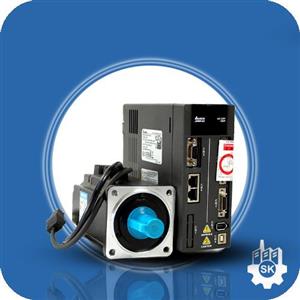پک کامل سروو موتور 7.5kw با دور موتور 1500 دور تیپ A2 برند دلتا بدون ترمز
