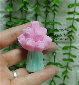 دسته گل لاله ۶ سانتی