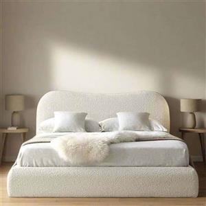 تخت خواب یکونیم نفره مدل تدی سایز 200×120 سانتی متر