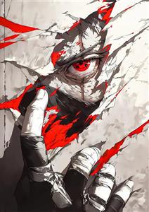 متال پوستر انیمه Naruto طرح شخصیت Kakashi کد N220