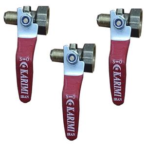 شیر گاز کریمی مدل ۱/۲ ژیگلور خور بسته 3 عددی