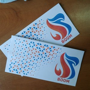 استیکر لپ تاپ و موبایل بووم طرح انیمه مرداره ای کد 129