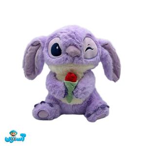 عروسک استیج شاخه گل به دست بنفش