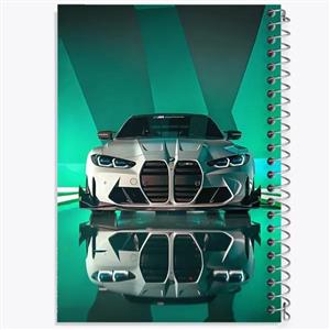 دفتر طراحی 100 برگ خندالو طرح ماشین بی ام دبلیو (BMW)