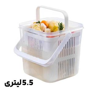 ظرف ترشیجات مانیا بزرگ 5.5 لیتر