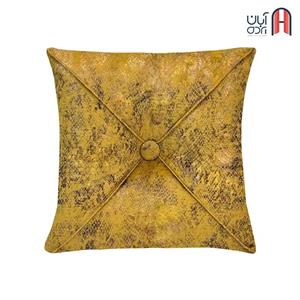 کوسن مخمل سیتا خردلی