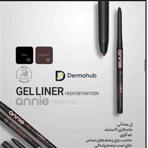مداد چشم پیچی آنی مدل ژل لاینر  - قهوه ای