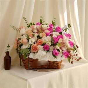 سبد گل هورتانسیا برای روز مادر 4601