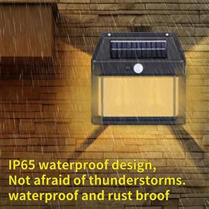 چراغ دیوارکوب سنسوردار خورشیدی فضای باز BK-888-2