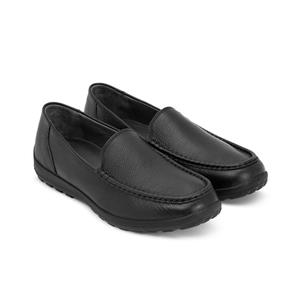 کفش مردانه چرمی کالج شیما مدل 126 شرانگ قهوه ای