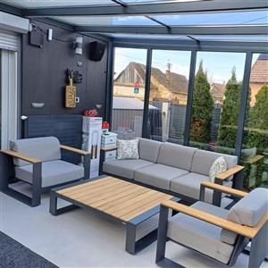 ست مبلمان باغی و تراس مدرن - مدل ویلایی فضای باز