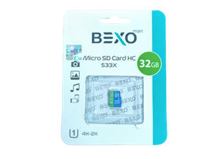 کارت حافظه 32 گیگ بکسو Bexo Micro SD 32GB 533X