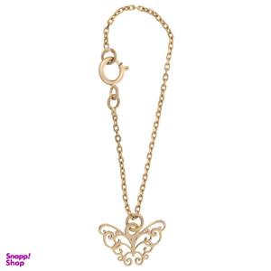 آویز ساعت طلا 18 عیار زنانه شمیم گلد گالری طرح پروانه کد SG322