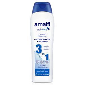 شامپو نرم‌کننده مو آمالفی مدل سه کاره حجم 750 میلی‌لیتر Amalfi 3-in-1 Hair Softening Shampoo, 750 Milliliters