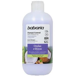 شامپو نارگیل و پسته مو های فر و مجعد باباریا | Babaria Waves and Curls Shampoo 500ml