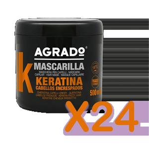 ماسک مو کراتینه آگرادو ۵۰۰ میلی‌لیتر ۲۴ عددی | Agrado Keratin Hair Mask 500ml × 24 pcs