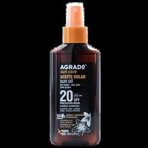 روغن آفتاب برنزه SPF 20 آگرادو 100 میل | Agrado Sun Oil SPF 20