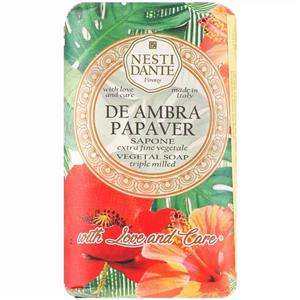 صابون لوکس آمبر و شقایق نستی دانته | Nesti Dante Ambra & Papaver Bar Soap 250g
