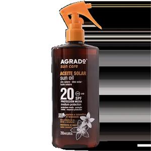 روغن آفتاب SPF 20 آگرادو 200 میل | Agrado Sun Oil SPF 20