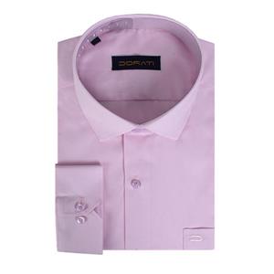 پیراهن رسمی مردانه فلورا صورتی روشن