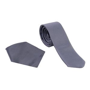 کراوات و پوشت طوسی مردانه 1845