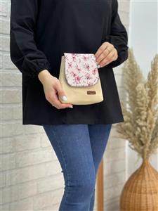 کیف کمری گل گلی کرم