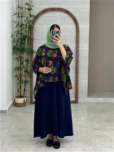 کراپ سایه سورمه ای طرح فیل