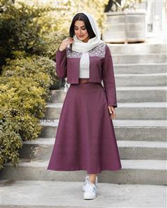 کت و دامن رامک زرشکی