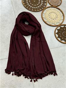 شال الیافی منگوله دار جیگری