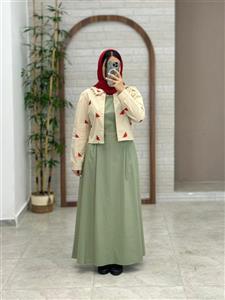 ست دوتیکه کاج سدری کرم