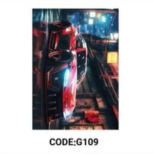 فرشینه 20*25 طرح پد موس گیمینگ ماشین قرمز کد G109