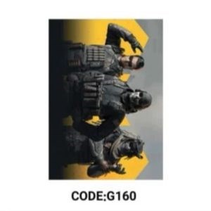 فرشینه طرح پد موس گیمینگ کال آف دیوتی 20*25  کد G109