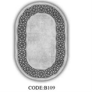 فرشینه مخمل ترک بیضی کد b109 (پس کرایه)