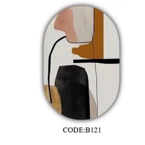 فرشینه بیضی مخمل ترک کدb129 (پس کرایه)