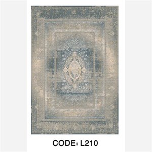 قیمت خرید فرش چاپی هازان ترک طرح عتیق آبی L210(پس کرایه)