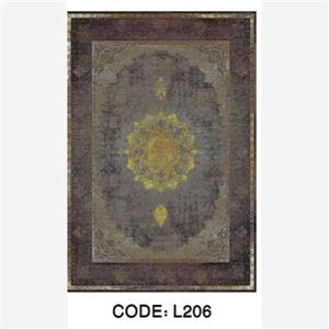 قیمت خرید فرش چاپی هازان ترک طرح خورشید L206(پس کرایه)