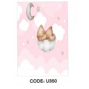 فرشینه کودک مخمل ترک خرس تدی U350(پس کرایه)