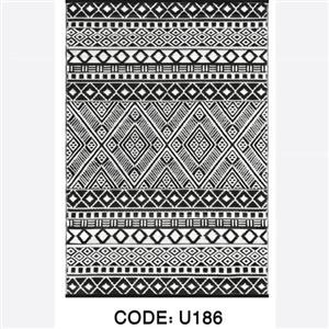 فرشینه مخمل ترک طرح مراکشی کد U186(پس کرایه)