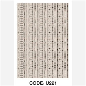 فرشینه مخمل ترک طرح مراکشی گبه کد U221 (پس کرایه)