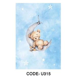 فرشینه مخمل ترک کودک خرس خوابالو U315 (پس کرایه)