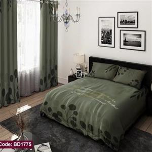 ست فانتزی روتختی ساده 6 تیکه شامل لحاف ملافه کشدار 4 عدد روبالشی کد BD1775 (پس کرایه)