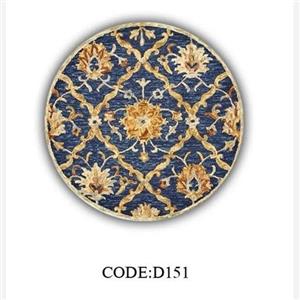 فرشینه حسن نیا گرد مخمل هازان تُرک کد D151 (پس کرایه)
