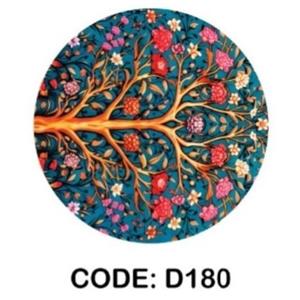 فرشینه حسن نیا گرد مخمل ترک درخت زندگی کد D180 (پس کرایه)