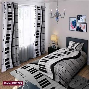 ست فانتزی روتختی چاپی پسرانه طرح پیانو کد bd1729 (پس کرایه)