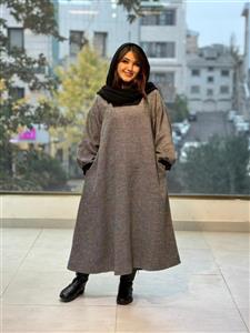 پیراهن هدیه سفید مشکی