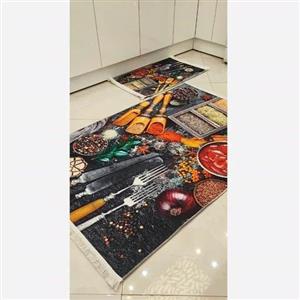 فرشینه | فرش چاپی برند حسن نیا آشپزخانه هازان ترک طرح ادویه کدh085 (پس کرایه)